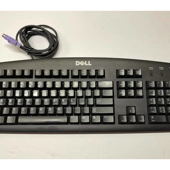 DELL PS/2 104-Key PC Windows Desktop Keyboard Black Wired RT7D00 SK-8100 - Picture 11 of 11